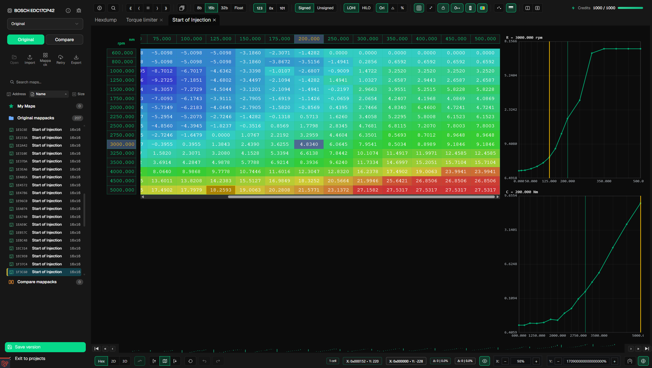 Autohex Hex View editor preview